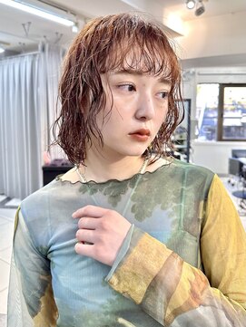 ヴェイン 渋谷(vain) ボブパーマ/マッシュパーマ/レイヤーボブ/オレンジベージュ/渋谷