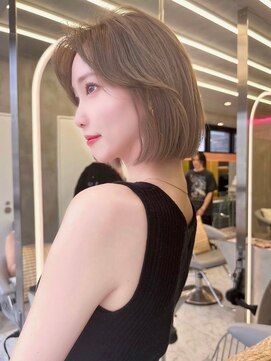 ロンド ラマ 岐阜(Lond bla-ma) 【Lond bla-ma】内巻きボブ/切りっぱなし/韓国