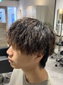 エイト 北千住店(EIGHT) 刈り上げなしマッシュ×緩めツイスパ【EIGHT北千住 】