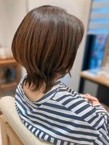 フリップビーアヴェダ(FLIP B AVEDA)&nbsp;本八幡×ミディアム×タイトボブ×小顔カット