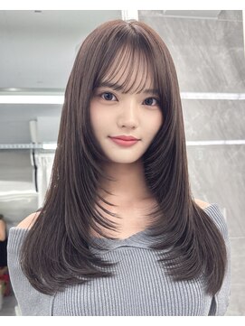 マウル 栄(MAEUL) レイヤーカット　小顔　前髪　ワンレン