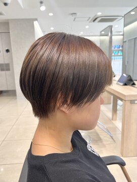 アッシュ 高幡不動店(Ash) くびれショート髪質改善カラー丸みショートツーブロックショート
