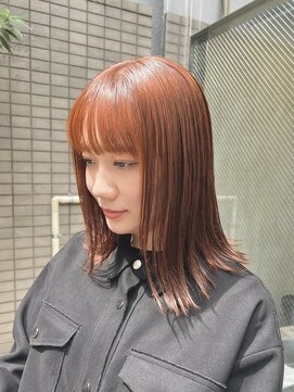 オルロバイイザ(ORLO by IZA) ○メルティーカラーフェミニンロング似合わせカットミディアム