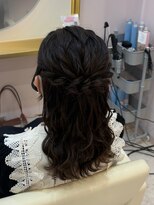 アリエス 大宮駅西口店(Aries)&nbsp;ねじりハーフアップ