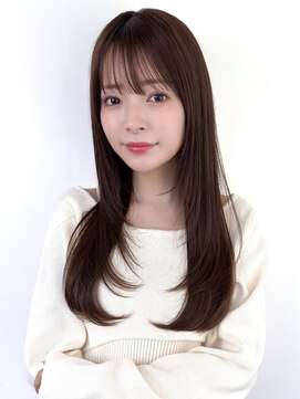 プラグ バイ ネオリーブ(plug by neolive) チェリーブラウン×髪質改善[髪質改善/縮毛矯正/韓国]