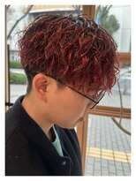 シー バイリリア メンズサロン(siie by LILIA.)&nbsp;カラー×スパイラルパーマ