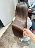美髪カラー　アッシュグレージュ