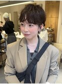 ショートパーマ/金田/enu烏丸/京都美容室