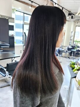 エイス 梅田 中津(Ace) フェイスレイヤー　切りっぱなしロング