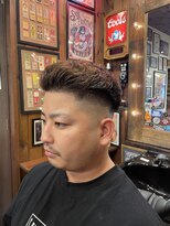 ヘアーデザイン スワロー(hair design Swallow)&nbsp;メンズ　スキンフェード　パーマ