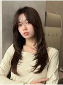 ザクザクレイヤーハッシュカットワンカールレイヤー表参道