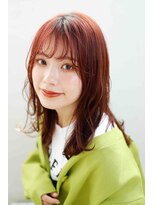 美容室オーブ おいらせ店&nbsp;ロゼレッド・セミロング