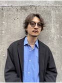 メンズマッシュマッシュショートニュアンスパーマツイストパーマ