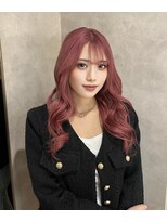 RIENS aura髪質改善&ブリーチ&レイヤー【リエンスオーラ】【2月2日NEWOPEN(予定)】 【RIENSaura】effectbleach×Rose pink♪×daichi