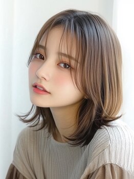 クリート(Criite)の写真/低ダメージ施術で髪内部から補修し、艶のある髪が叶う☆思わず触れたくなるような質感に♪
