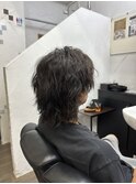 緩めロングツイスパ／大人のラフな抜け感