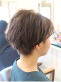 【３０代・４０代】襟足すっきりショートヘア