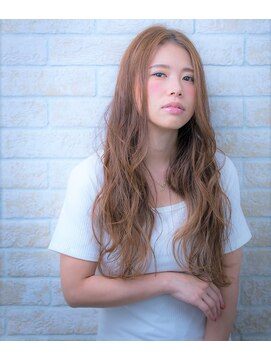 ソア 武蔵小杉(SOAR) 無造作黒髪伸ばしかけラフヴェールウェーブの小顔フェザーロング