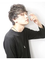 フランクスバーバー アンド ビアークラブ(FRANK'S BARBER and BEER CLUB)&nbsp;ソフトツーブロックビジネスくせ毛風パーマクラウドマッシュ