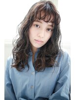 ラフィス ヘアー ピース 広島祇園店(La fith hair peace)&nbsp;【Lafith】無造作カール×セミディ