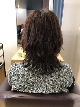 サロン マーニ(salon m ni) ミディアムウルフ×デジタルパーマ