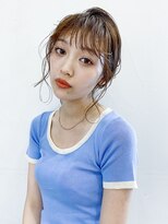 アイティー バイ アルバム 浦和店(IT by ALBUM)&nbsp;ルーズポニー_クールショートピンクベージュボブルフ_8026