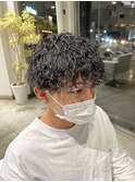 【BLANCO】マッシュ×波巻きパーマ