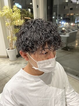 ブランコジーサウス(BLANCO G South) 【BLANCO】マッシュ×波巻きパーマ
