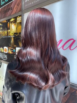 エイミー(Aimee) Aimee 町田　チョコブラウン×重めロング