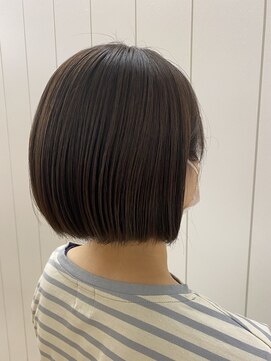 アドラーブル はなみずき店(adorable) 10代20代★暗髪×大人かわいい前下がりナチュラルショート