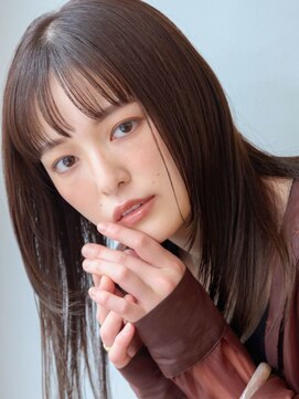 リトル 新宿(little) 大人ヌーディーストレートオン眉ロング