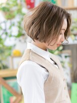 カバーヘア ブリス 北浦和(COVER HAIR bliss)&nbsp;★大人ハイライトくせ毛風ふわふわショートボブ20代30代40代★9!