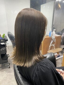 シェル 吉祥寺(shell) ブリーチ無し♪透明感クリアベージュ♪13640円