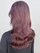 アルバム 渋谷パルコ(ALBUM)&nbsp;ピンクアッシュ_チェリーブラウンフェミニンロング_ba332861