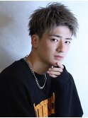 スパイキージェット 短髪人気ヘア 2ブロックアップバング