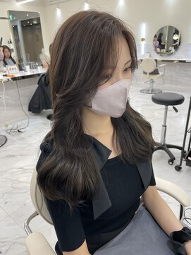 シェノン サントル(CHAINON CENTRE) グレージュカラー/ブリーチ無し/ダブルカラー/髪質改善