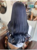 韓国/斜めバング/シルキーベージュ/セクションカラー[浦和]