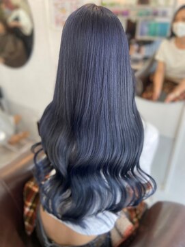 ラビス 浦和(Lovis) 韓国/斜めバング/シルキーベージュ/セクションカラー[浦和]