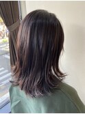 肩ラインの外はねレイヤー
