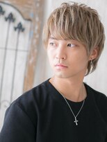 モッズヘア メン 上尾東口店(mod's hair men)&nbsp;外国人風カラーでモテ髪の束感くせ毛風ミニウルフV上尾