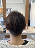 大人ハンサムショートヘアー