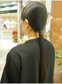 ピタッとアレンジ　ひとつ結び