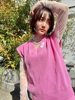 アルテ(ARTE) 【ARTE表参道/青山】顔まわりレイヤーセミロング×透明感カラー