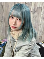 ミラ 銀座(MILA)&nbsp;水色×姫カット