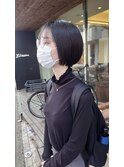 大人可愛い小顔前下がりボブ×ナチュラルボブ×ミニボブ20代30代