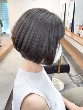 ランプ(Lamp) 白髪染め/髪質改善/中野/ボブショート ビフォアー&アフター