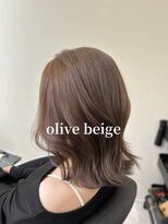 アルドーレ(Ardore)&nbsp;ブリーチなしカラー/レイヤーカット/オリーブ【小山田繭】