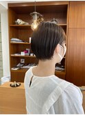 ショートボブ｜アッシュベージュ｜夏目寧々