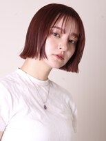 ヨファ ヘアー(YOFA hair)&nbsp;デザインカラーレイヤーカットウェットヘアオリーブベージュ0703