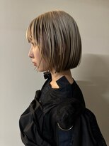 ノラ シブヤ(NORA)&nbsp;デザインカラー/ローライトカラー/ミニボブ/切りっぱなしボブ